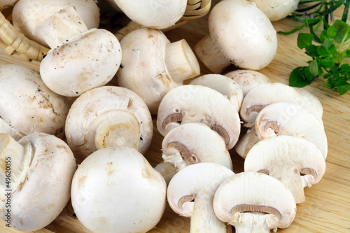 Frische Champignons