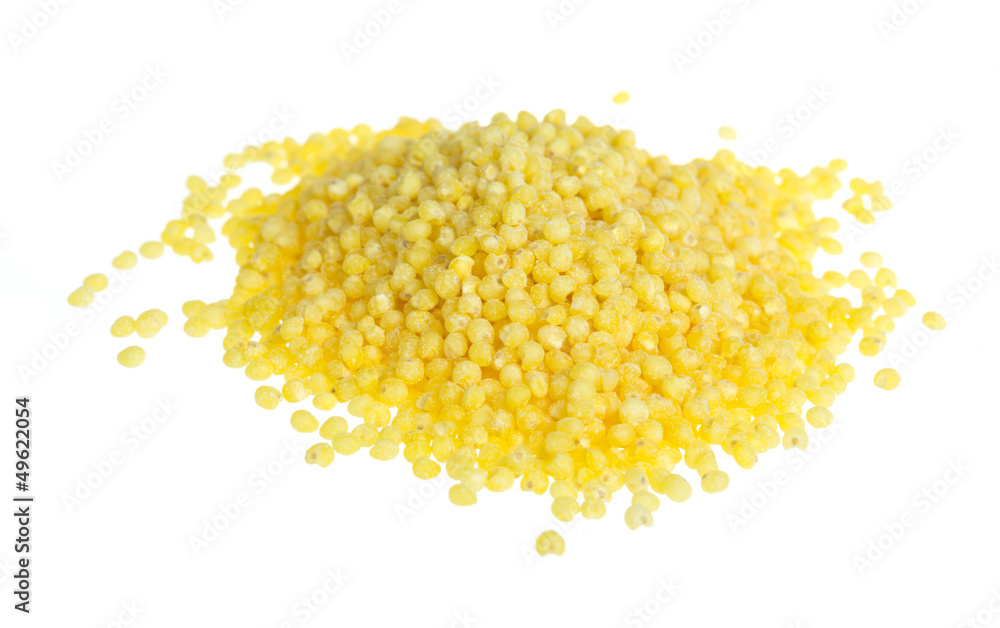 scoop of hulled millet scoop of hulled millet