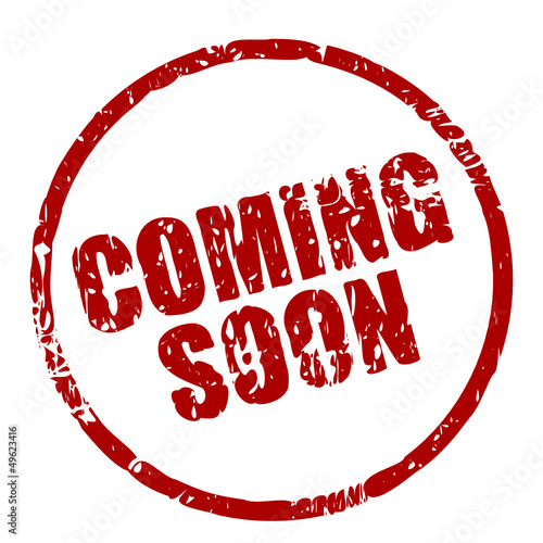 stempel rund coming soon I