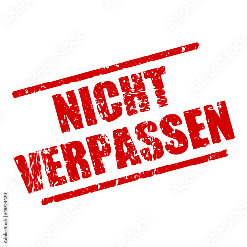 stempel eckig nicht verpassen I