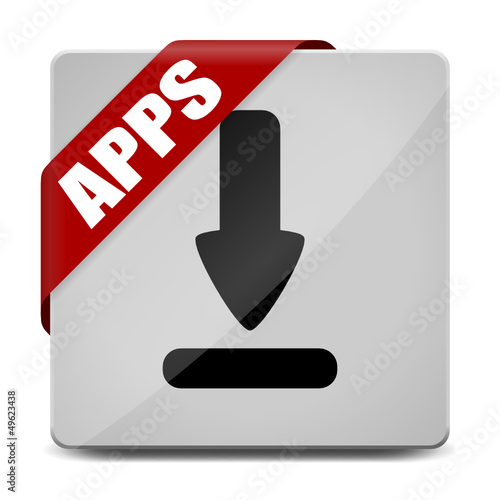 button eckig download-pfeil apps I