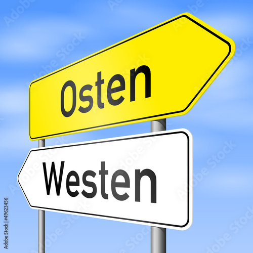 schild lr osten westen I