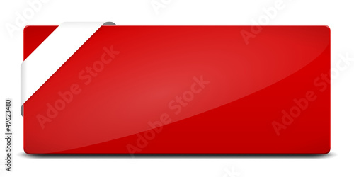 button eckig breit vorlage I