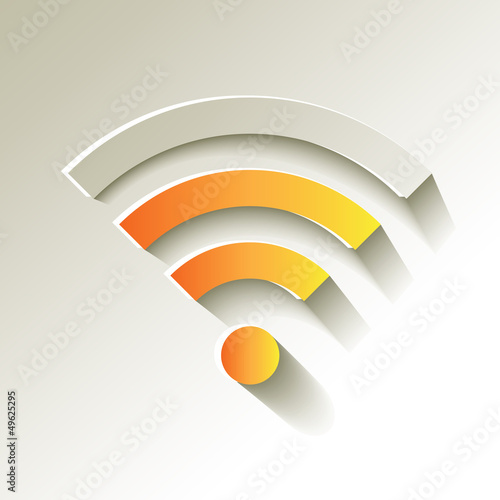 WiFi Wlan Gelb Signalstärke gut