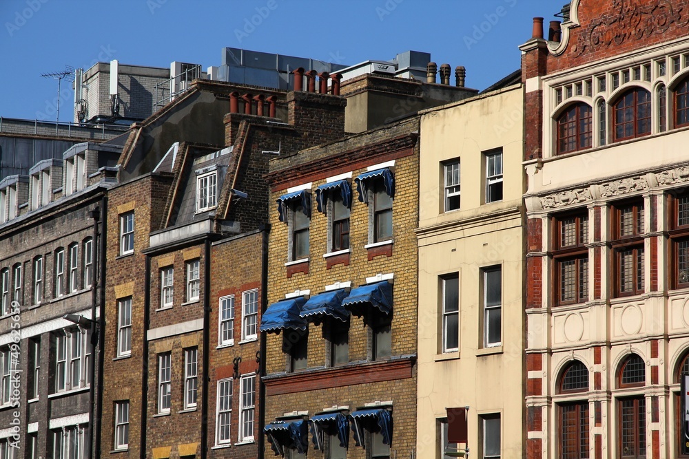 London, UK - typical residential street