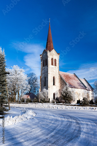 Jõelähtme church in Estonia