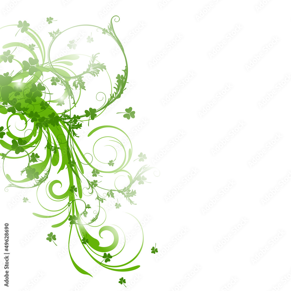 Vector Illustration of a St. Patricks Day Background Vector Illustration of a St. Patricks Day Background