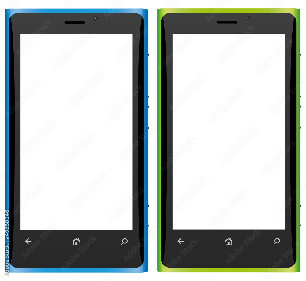 Mobile Device - Smartphone / Handy - Blue / Green Mobile Device - Smartphone / Handy - Blue / Green