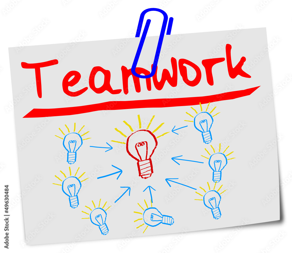 Teamwork Post It Zettel #130218-svg07 Teamwork Post It Zettel #130218-svg07