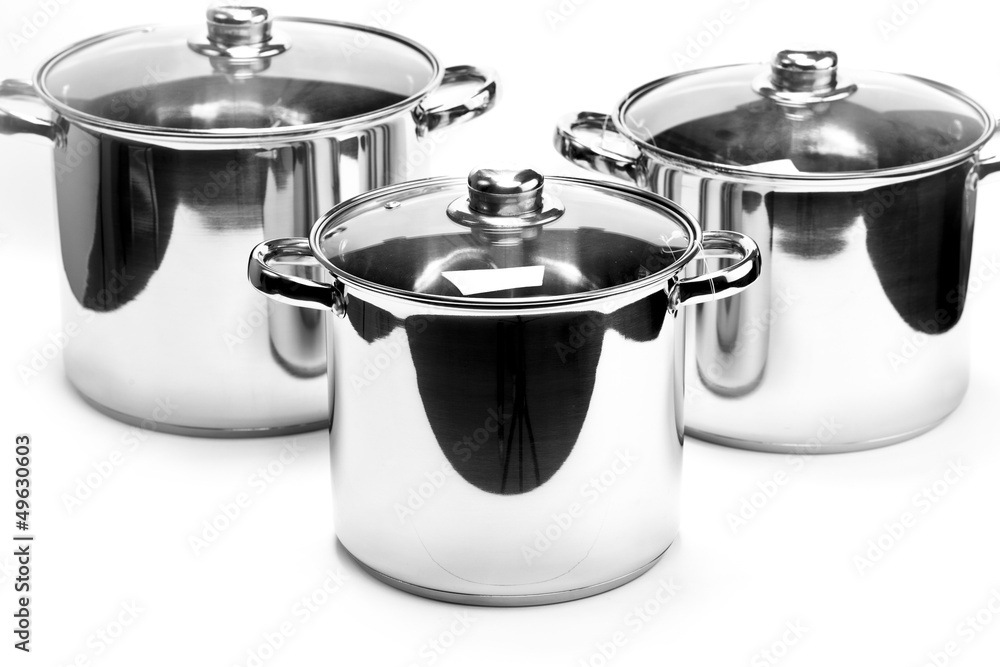 Pots isolated Pots isolated