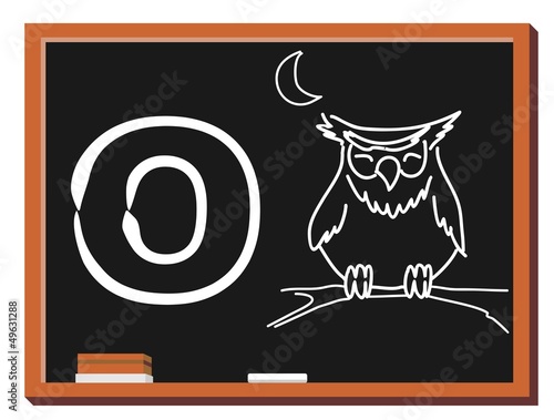 Animal alphabet O