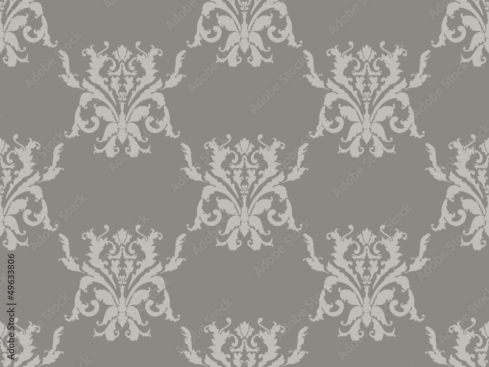 Seamless damask wallpaper. Retro design Seamless damask wallpaper. Retro design