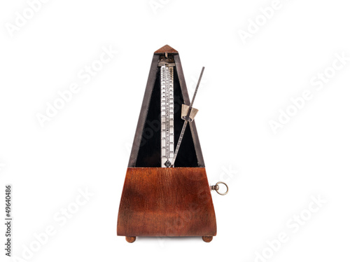 Vintage wooden metronome