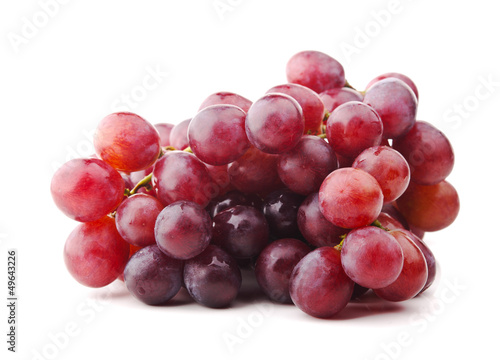 fresh grapes isolated