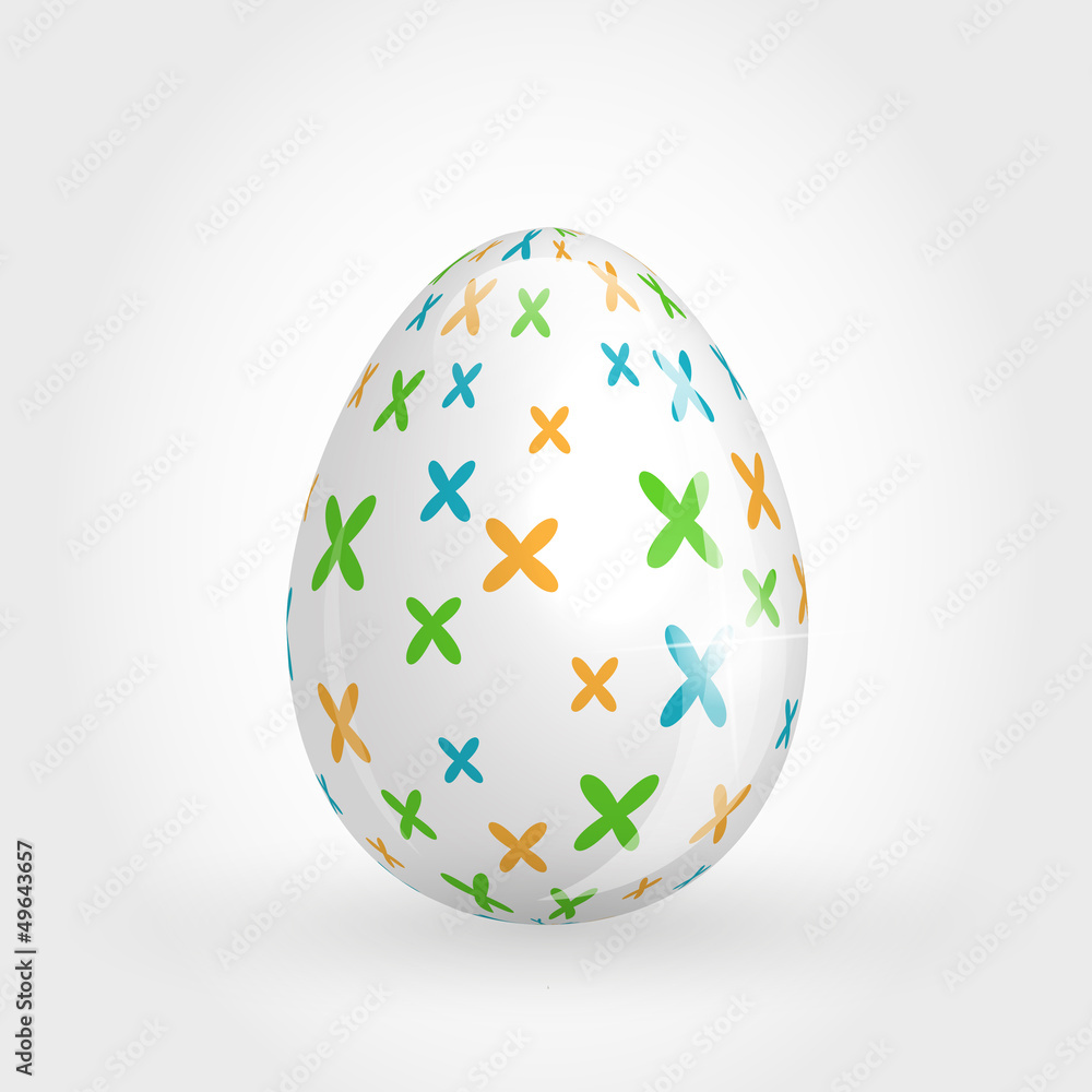 egg with flowers egg with flowers