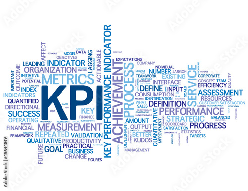 "KPI" Tag Cloud (objectives targets key performance indicator)