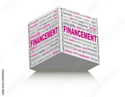 cube nuages de mots financement
