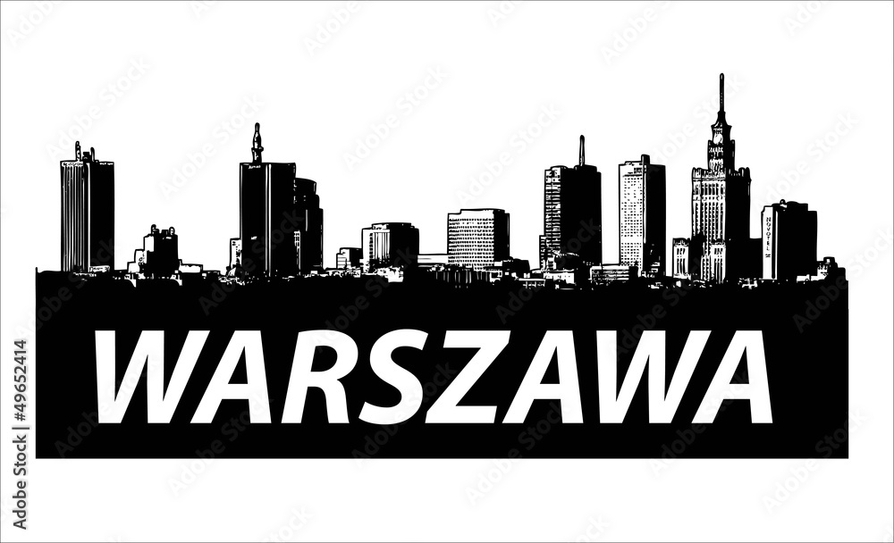 Fototapeta premium Warszawa City