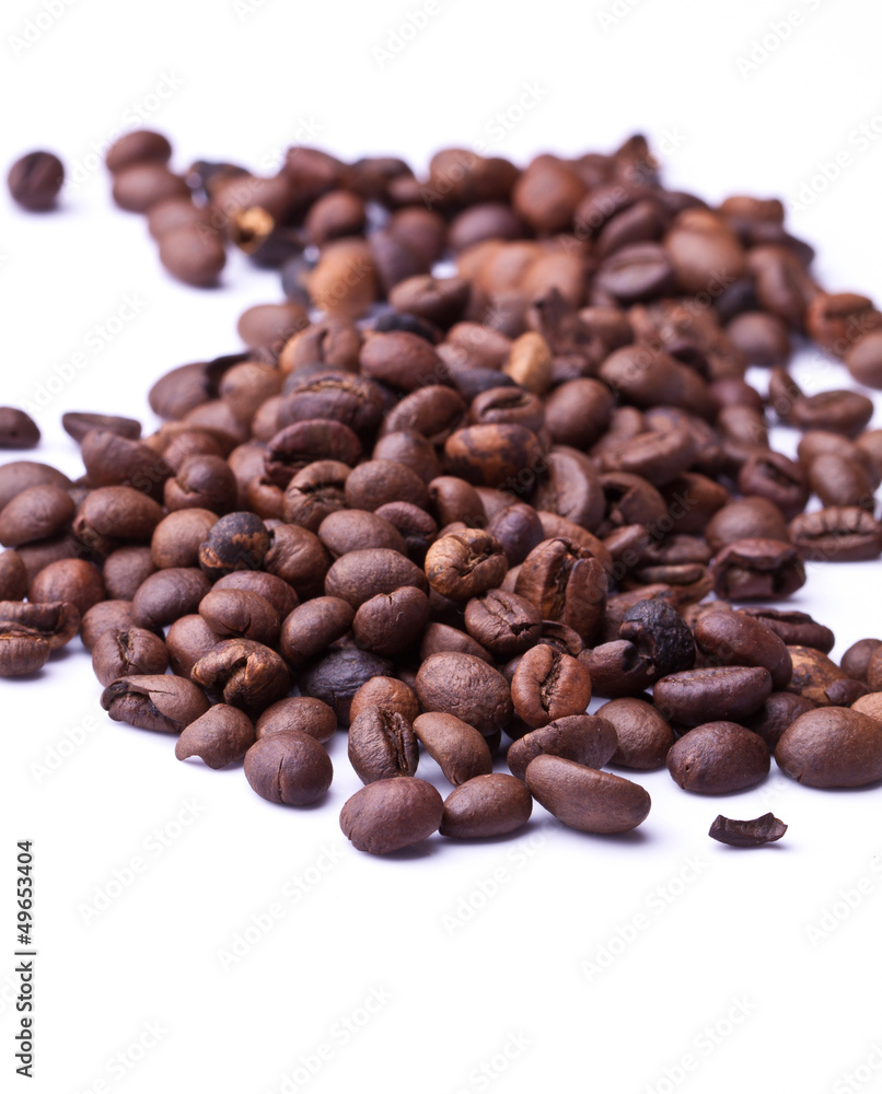 cup of coffee on a background coffee beans cup of coffee on a background coffee beans