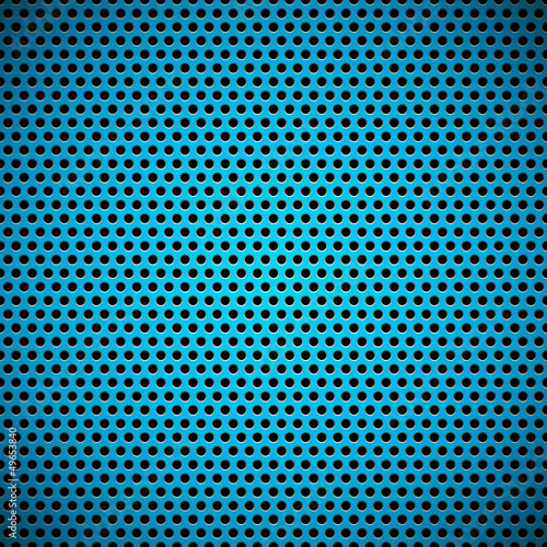 Blue Seamless Circle Perforated Carbon Grill Texture