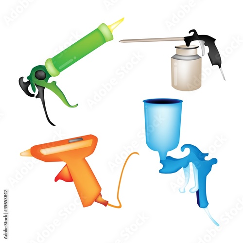 An Illustration Collection of Various Craft Tools