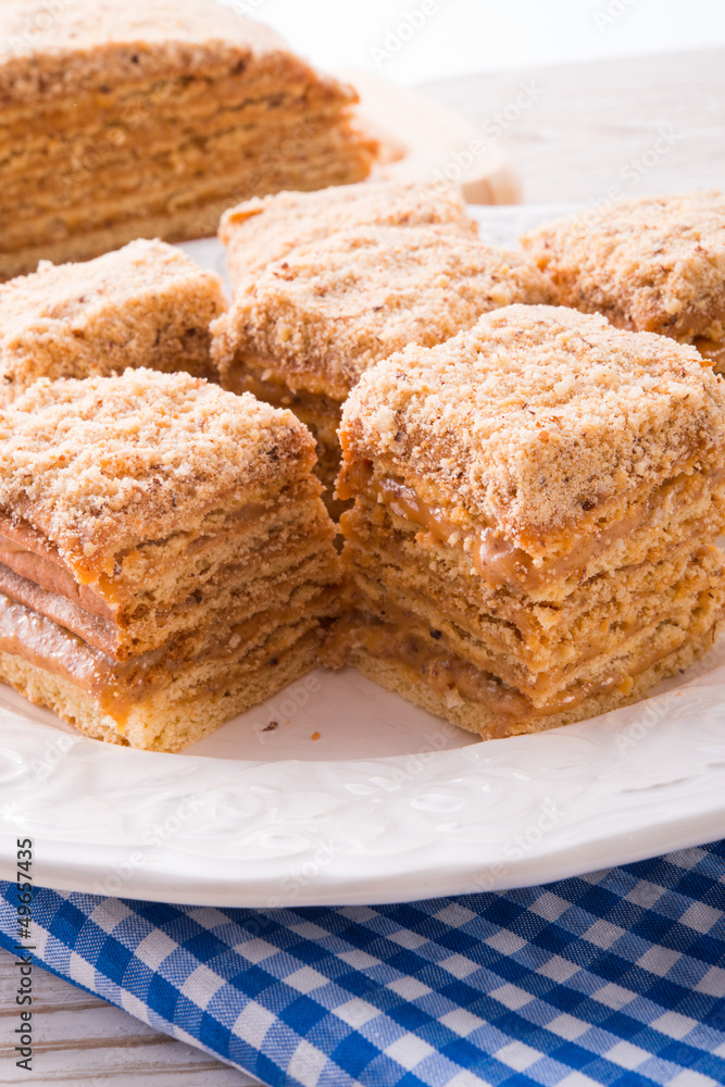  layered caramel cake