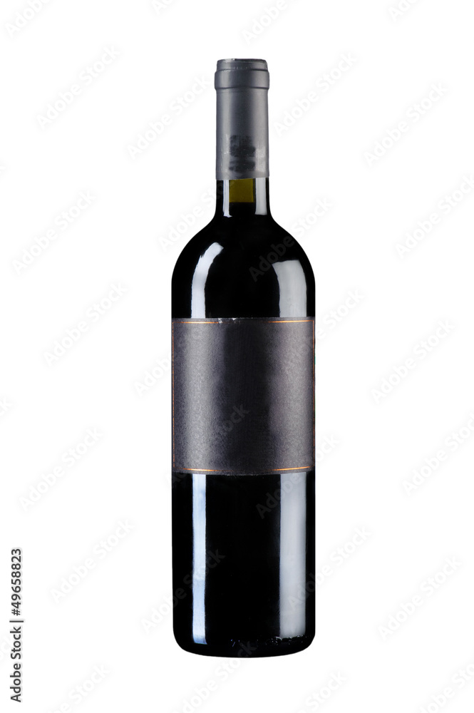 bottle with blank label bottle with blank label
