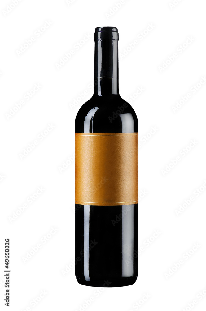 wine bottle with blank label wine bottle with blank label