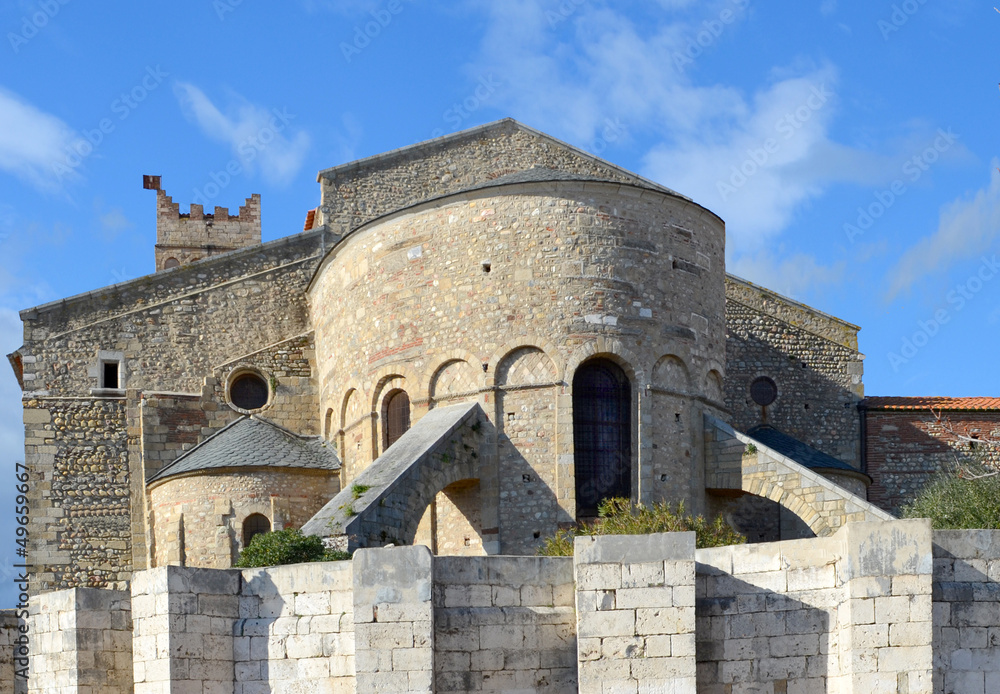 Cathédrale romane d'Elne (Pyrenées Orientales )