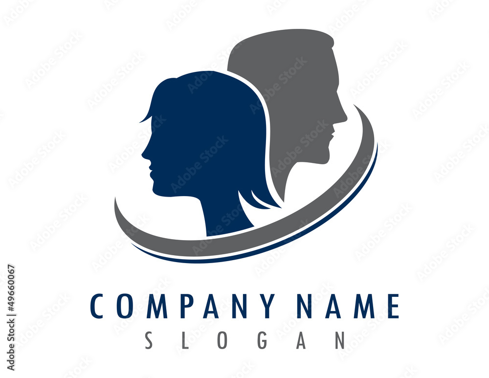 man and woman logo