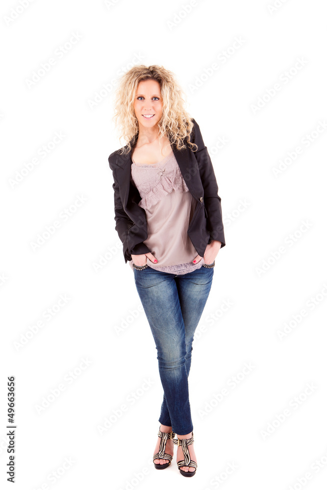 Beautiful blonde woman posing Beautiful blonde woman posing