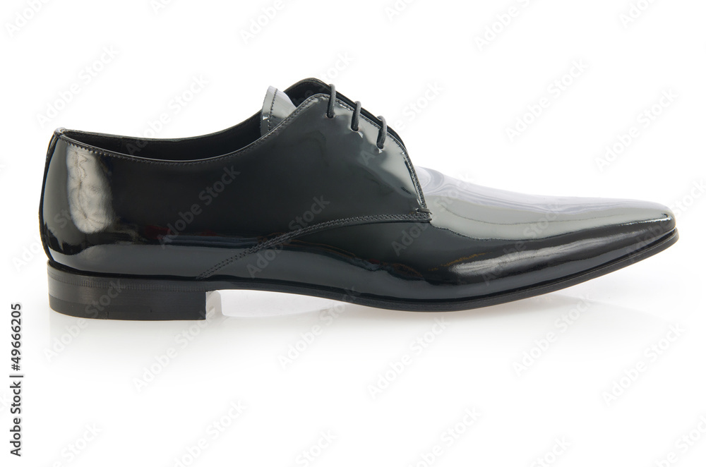 Male shoes in fashion concept on white Male shoes in fashion concept on white