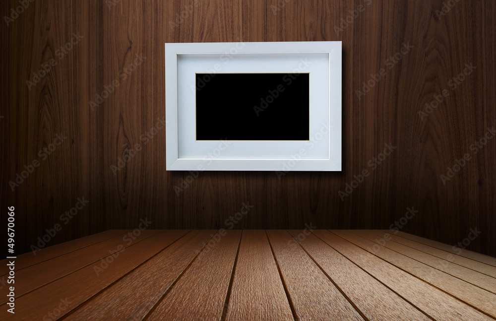 White picture frame White picture frame