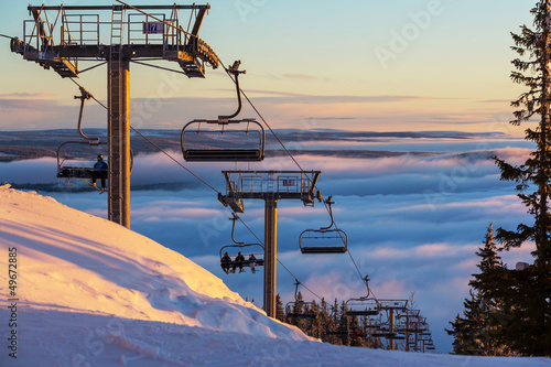 Obraz na płótnie Ski resort