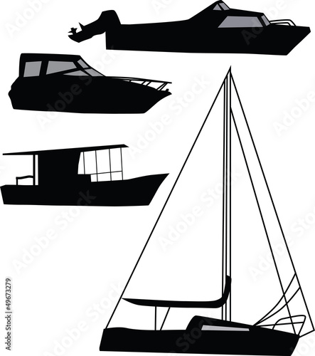 ship silhouette vector