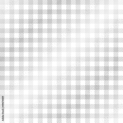 Karo Tischdecken Muster SILBER - endlos