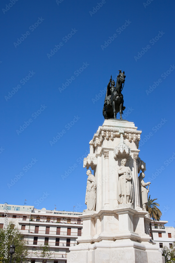 Monument to King Saint Ferdinand in Seville