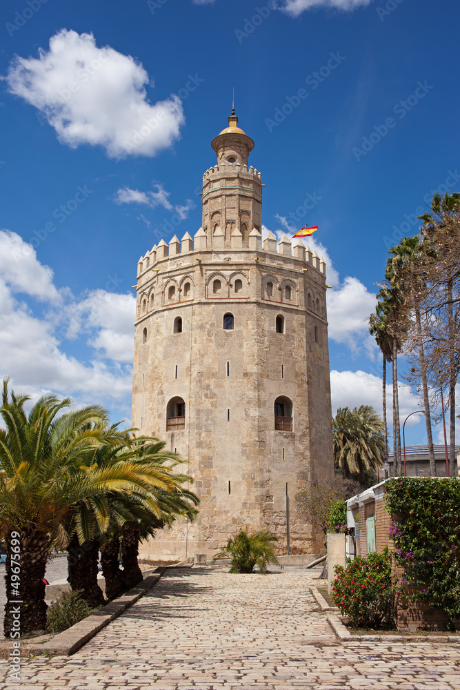 Fototapeta premium Torre del Oro in Sevilla