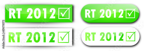 4 étiquettes RT2012