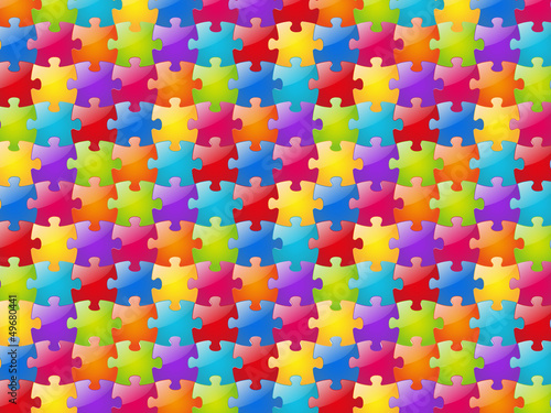 Puzzle color background