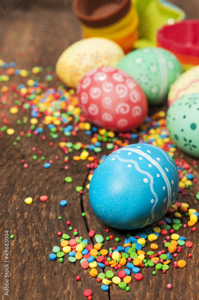 Obraz premium Easter eggs