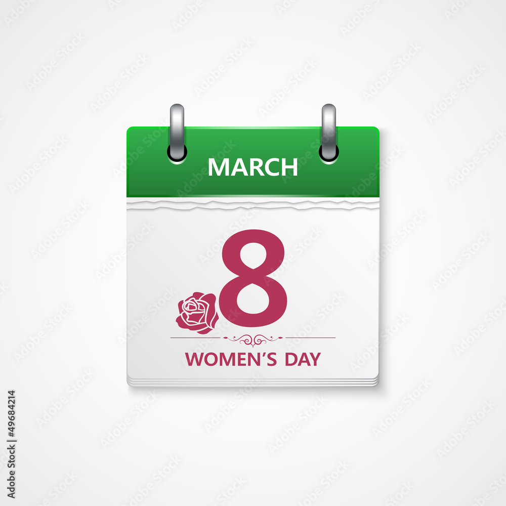 womens day calendar illustration womens day calendar illustration