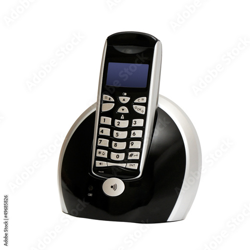 Wallpaper Mural telephone isolated on white background Torontodigital.ca