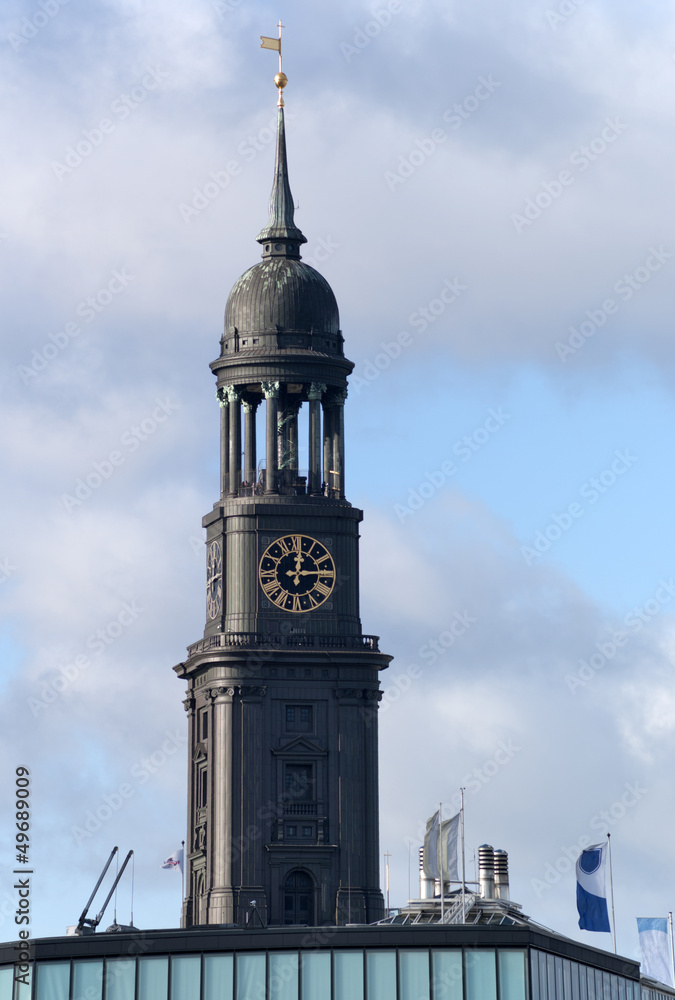 Obraz premium Michaeliskirche Hamburg