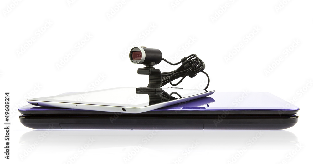 Laptop and tablet computers with HD webcam Laptop and tablet computers with HD webcam