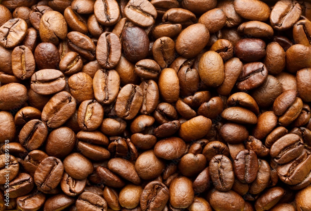Fototapeta premium Coffee beans background