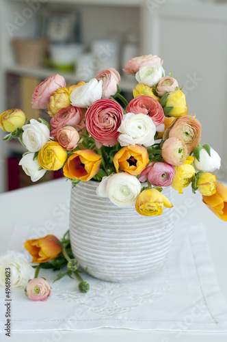 still life with flowers