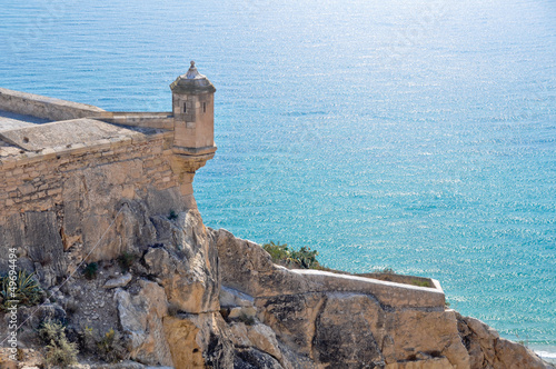 Obraz na płótnie Castle of Santa Barbara, Alicante (Spain) w salonie