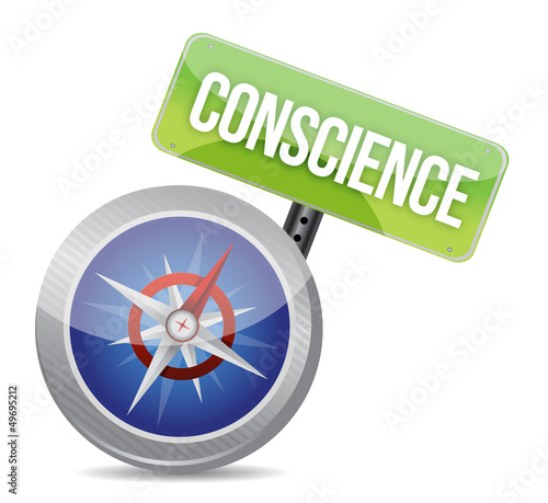 conscience Glossy Compass