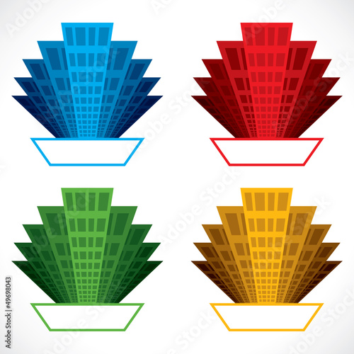 building icon stock vector